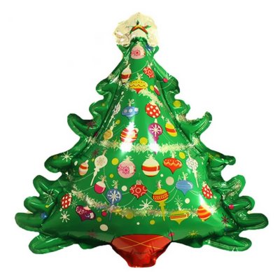 Воздушный шар на Новый год «Новогодняя елка» (38″/97 см)